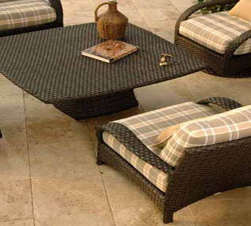 Ebel All Weather Woven Wicker Furniture Ebel Table Bases Tops