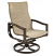Belvedere Woven Ultimate High Back Swivel Tilt Chat Chair