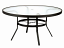 Obscure Glass 54" Round Table