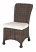 Dreux Dining Side Chair Shown in Chestnut Wicker Frame (7517)