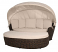 Dreux Daybed and Ottoman Shown in Chestnut Frame (7447)