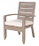 Napoli Dining Arm Chair in Driftwood