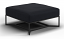 Bloc Ottoman in Meteor Frame with Shadow Cushion Color