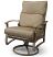 Albany Cushion Spring Swivel Club Chair 
