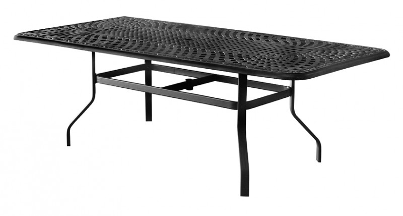 Waverly 42" x 90" Rectangle Cast Aluminum Table