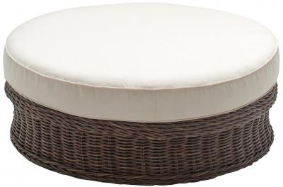 Gloster Havana All Weather Wicker Deep Seating Round Ottoman Gloster Havana All Weather Wicker Deep Seating Round Ottoman
