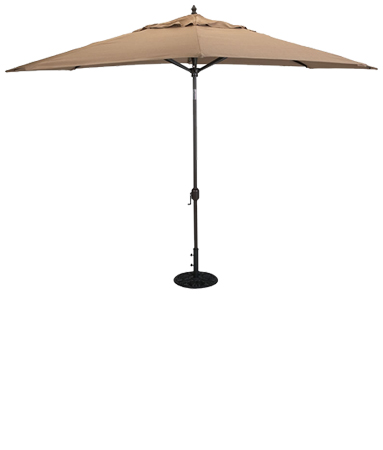 779 8' x 11' Deluxe Auto Tilt Oval Umbrella