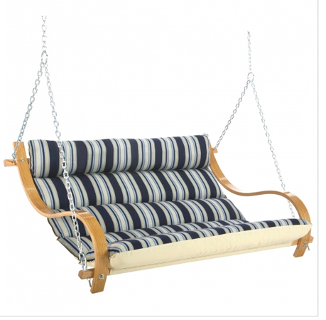 Deluxe Cushion Swing - Hamptons Summer Stripe