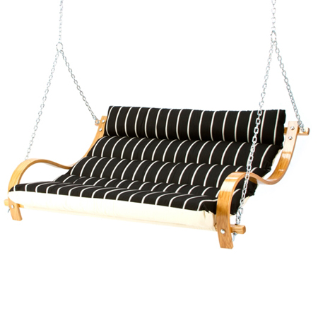 Deluxe Cushion Swing - Classic Black Stripe