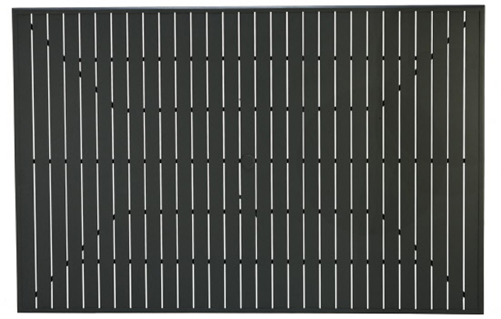 60" x 91" Rect. Slat Extruded Table Top