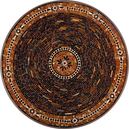 Mahogany Atlas Classic Mosaic Table Top