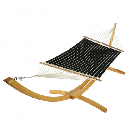 Quilted Hammock - Classic Black Stripe