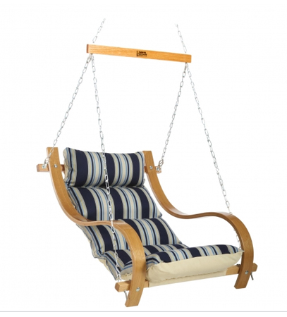 Single Cushion Swing - Hamptons Summer Stripe