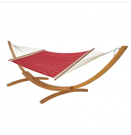 Quilted Hammock - Classic Red Stripe