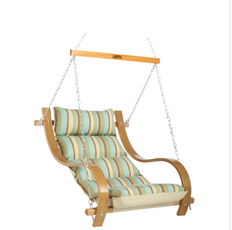 Single Cushion Swing - Spring Bay Stripe