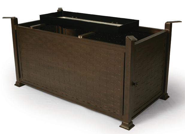 42" x 84"  Rect Dining Height Firepit