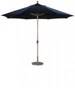 587tk 11' Teak Market Umbrella