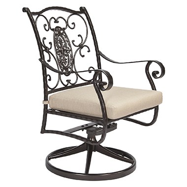 San Cristobal Swivel Rocker Dining Arm Chair