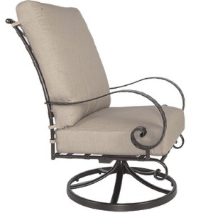 Classico W Hi-Back Swivel Rocker Lounge Chair
