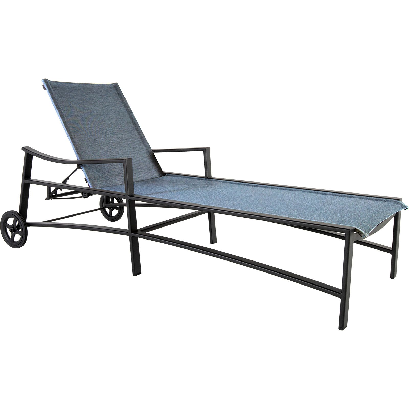 Avana Sling Adjustable Chaise with Wheels