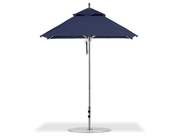 6.5' Square Aluminum Market Umbrella