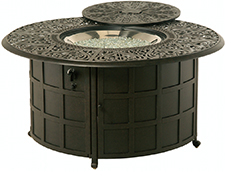 Tuscany 48" Round Enclosed Gas Fire Pit Table