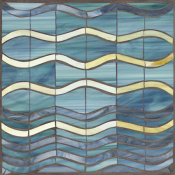16" x 30" Hayden Modern Mosaic Top