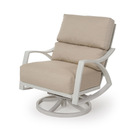 Heritage Woven Cushion Spring Swivel Club Chair