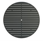 48" Round Slat Extruded Table Top