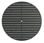 42" Round Slat Extruded Table Top