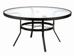 Obscure Glass 48" Round Table