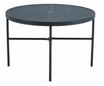 42" Round Dining Stamped Aluminum Table