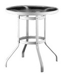 Acrylic KD Umbrella Counter Table - 36" Round with hole