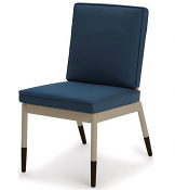 Armless Cafe Dining Chair w/ Welting