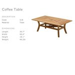 Gloster Halifax Teak Coffee Table