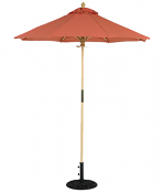 111/211 6' Wood Cafe Umbrella