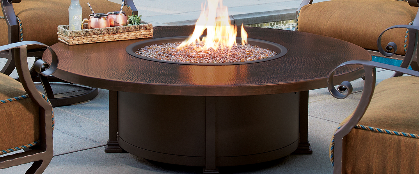 O.W. Lee Hammered Copper Firepits