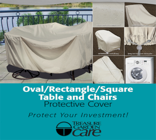 Oval/Rectangle/Square Table & Chairs Protective Covers