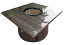 42" Sq Standard Woven Base and Woven Top Firepit w/ Glass