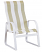 Aruba High Back Sled Arm Dining Chair
