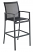 Azore Bar Chair in Tungsten Frame and Mercury Sling