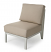 Madeira Cushion Armless Club Chair