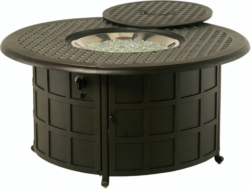 New Classic 48" Round Enclosed Gas Fire Pit Table