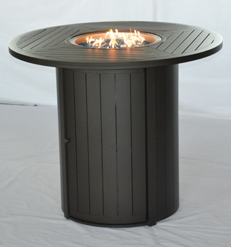Rd Bar Height Fire Pit Ka Drfp50t Bb, Bar Height Fire Pit Table With Chairs