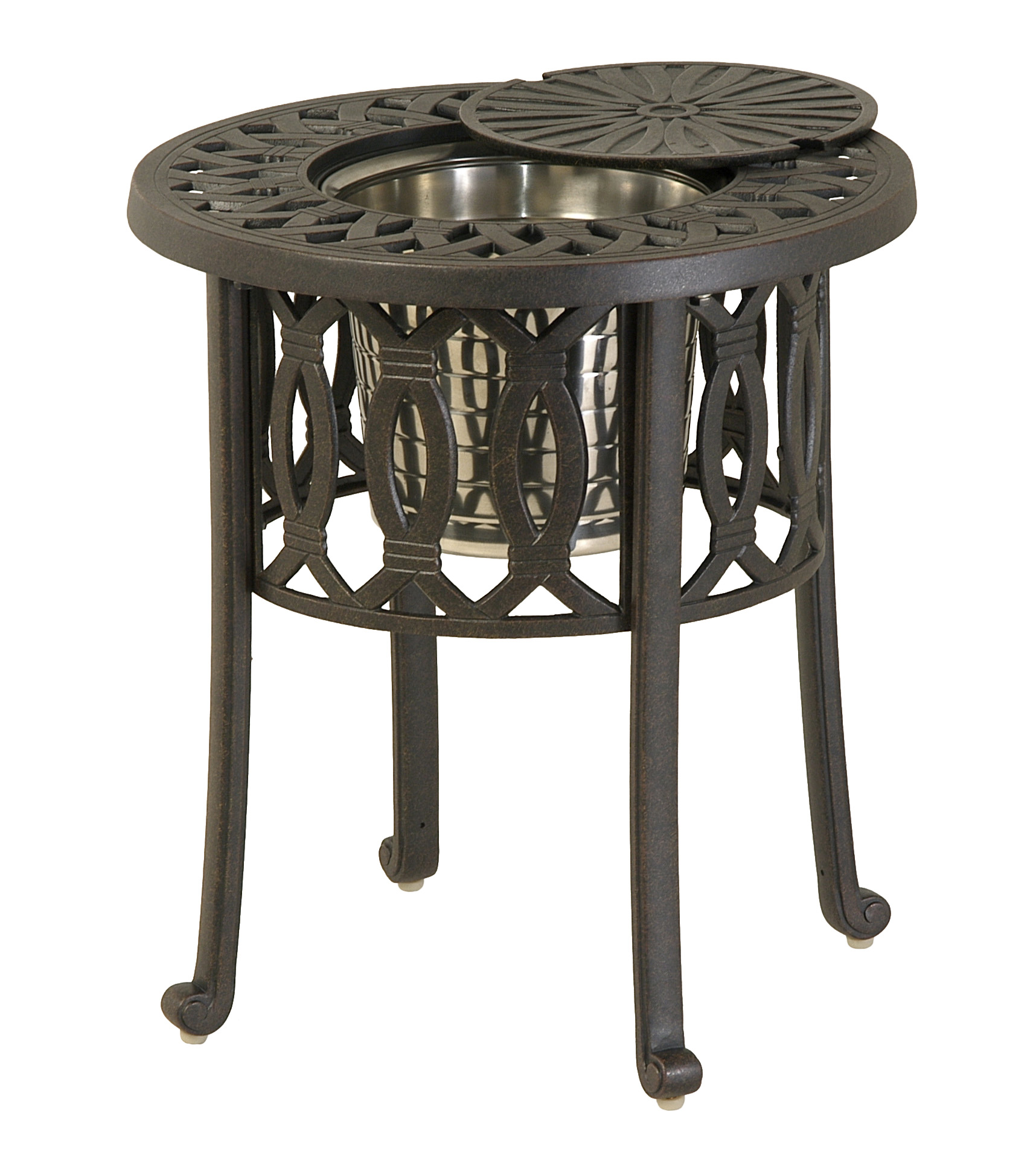 Mayfair 20" Round Ice Bucket Side Table