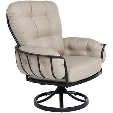 Monterra Swivel Rocker Club Dining Arm Chair