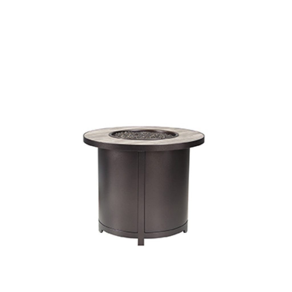 30" Rd. Chat Height Elba Aluminum Fire Pit