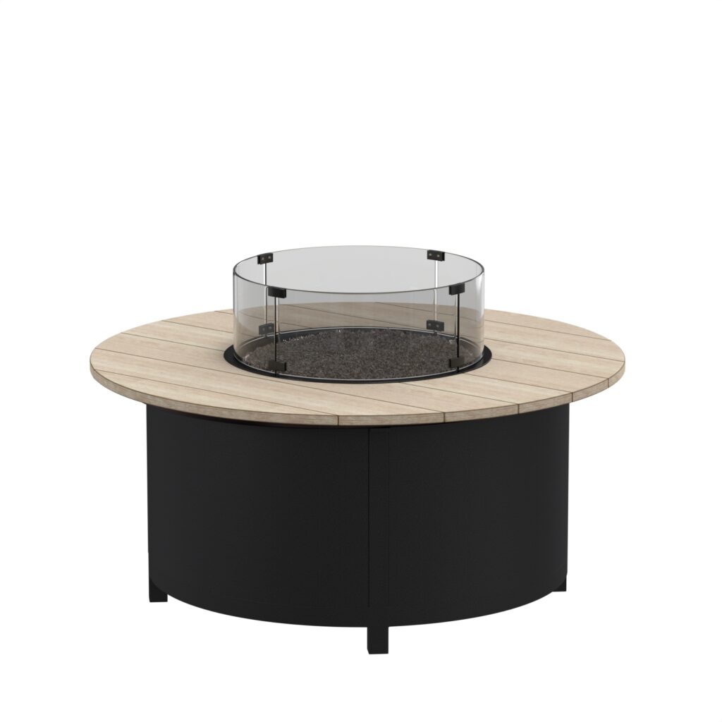 44" Round Oceanside Occasional Height Fire Pit