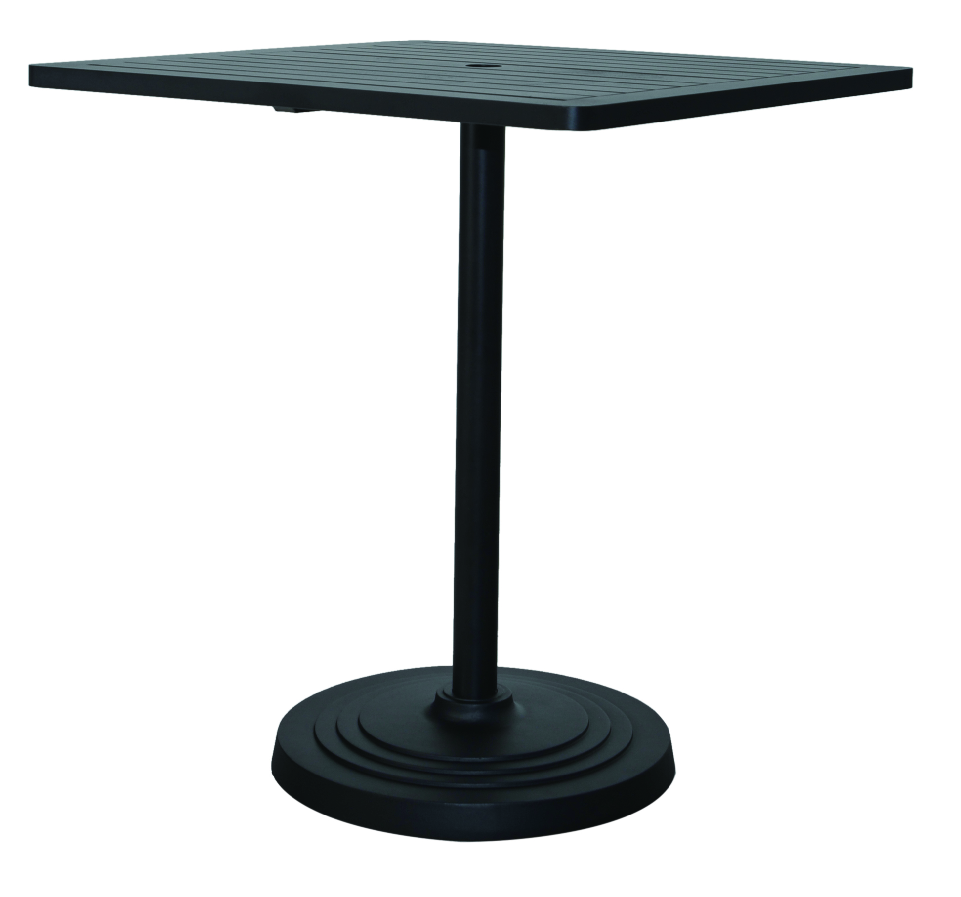 36" Square Pedestal Counter Height Table