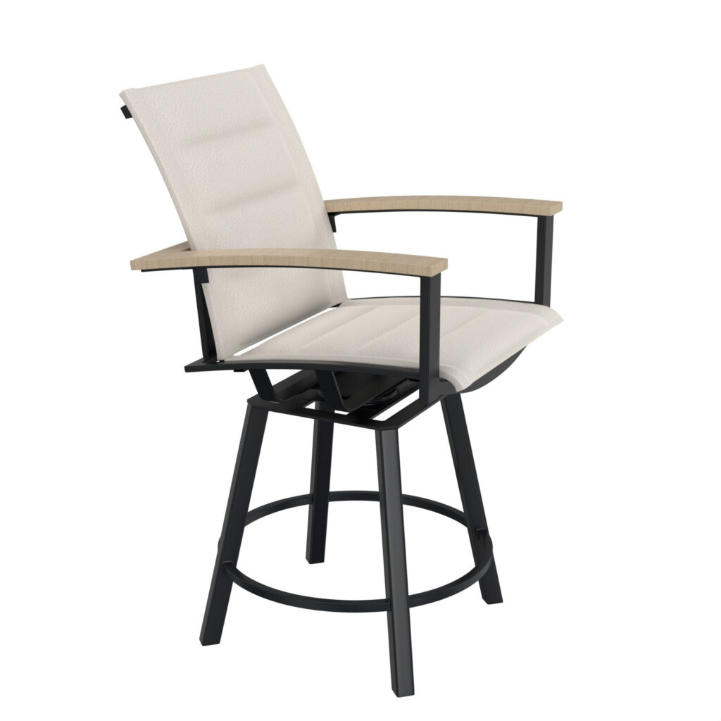 Harbour Padded Sling Swivel Counter Stool